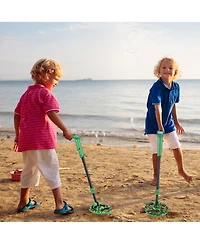 Gymax 24.5''-33.5'' Metal Detector for Kids with Lcd Display IP68 Waterproof