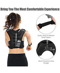 Mecale Training Weight Vest Workout Equipment with Adjustable Buckles and Mesh Bag