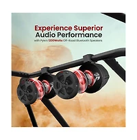 Pyle 6.5'' Water-Resistant Marine / Off-Road Speakers, Utv PowerSport System (1200W) Pair