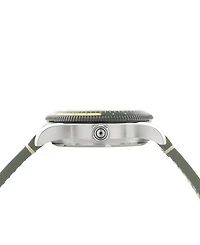 Avi-8 Men's Flyboy Green Leather Strap Watch, 40mm