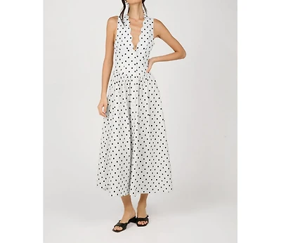 WeWoreWhat Women's Button Front Scallop Dress