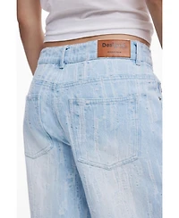 Desigual Women's Ripped effect jeans