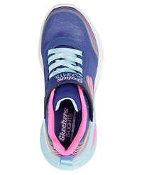 Skechers Little Girls-Lights: Cosmic Glow - Rainbow Dream Stay-Put Closure Casual Sneakers from Finish Line