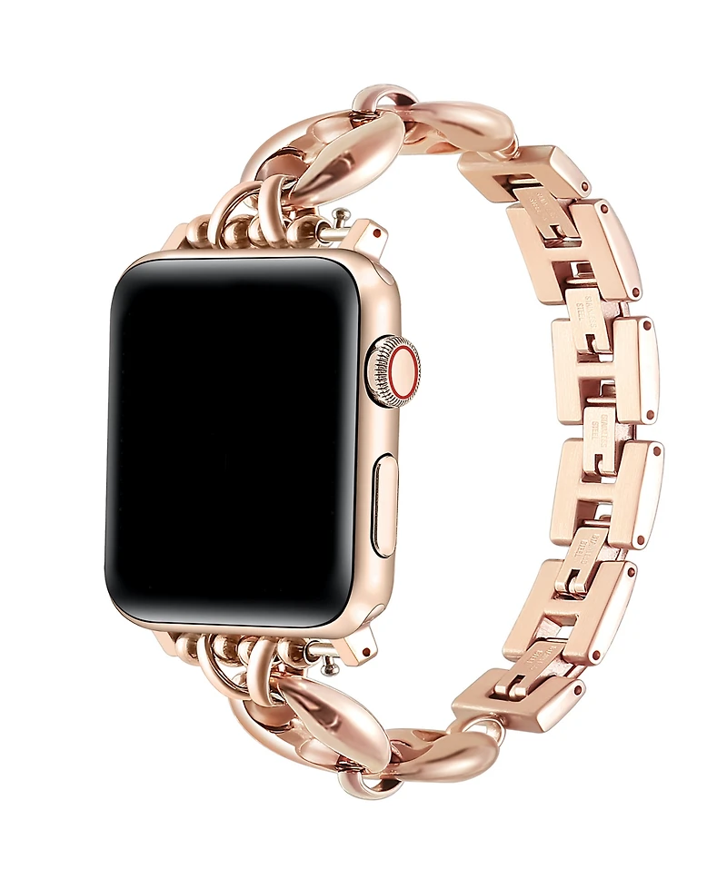 Posh Tech Poppy Stainless Steel Link Band for Apple Watch