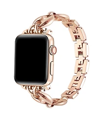 Posh Tech Poppy Stainless Steel Link Band for Apple Watch