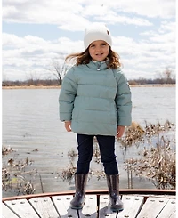 Deux par Boy Compressible Winter Puffy Coat Designed for Car Seat Sage Green - Toddler|Child