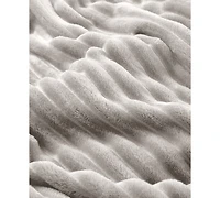 Arch Studio Ribbed Plush Blanket, Twin, Macy's Exclusive