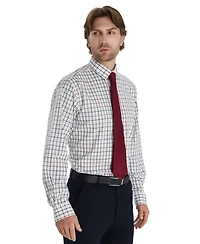 Club Room Men's Windowpane Plaid Shirt, Macy's Exclusive