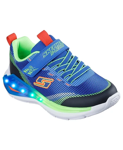 Skechers Little Kids S-Lights: Tri-Namics 2.0 Light-Up Fastening Strap Closure Casual Sneakers from Finish Line