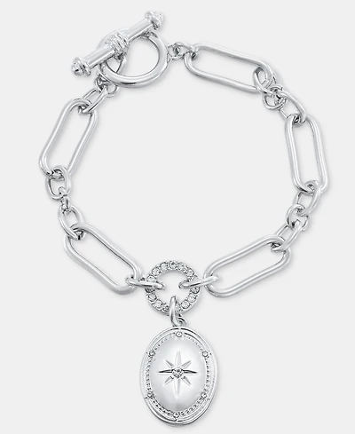 On 34th Crystal Locket Link Bracelet, Macy's Exclusive