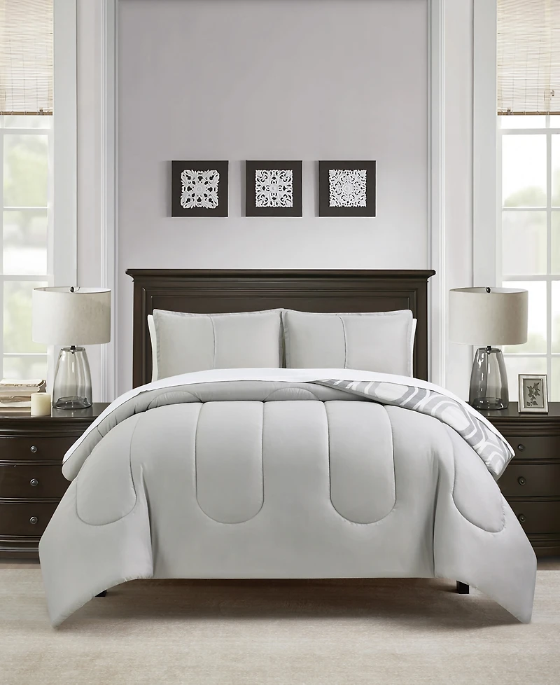 Sunham Ansiey Geometric 3-Pc. Comforter Sets