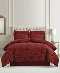 Sunham Scroll Metallic 8-Pc. Comforter Sets