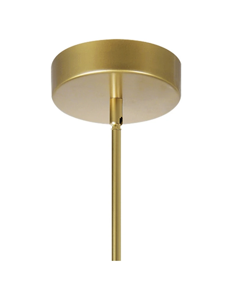 Cwi Lighting 36.5" Metal Oskil Led Integrated Chandelier