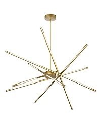 Cwi Lighting 48.5" Metal Oskil Led Integrated Chandelier