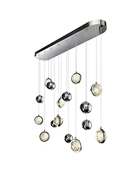 Cwi Lighting 37" Metal Salvador Led Integrated Chandelier
