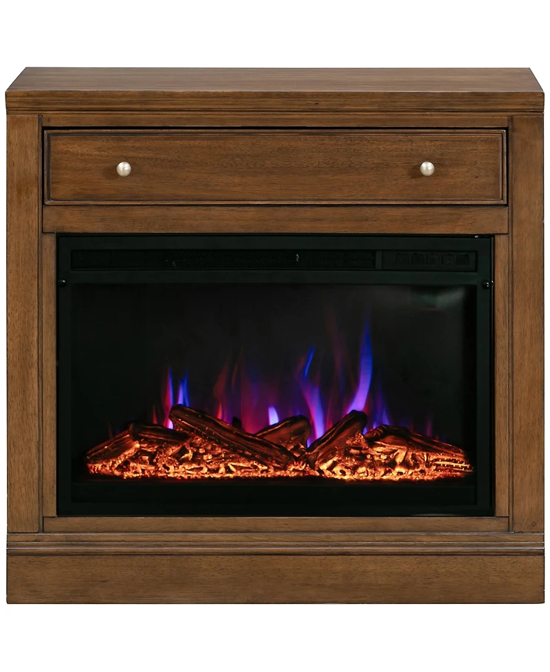 Furniture 31" Wooden Amren Open Base Console with Drawer