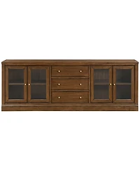 Furniture 85" Wooden Amren 4 Doors Console Table