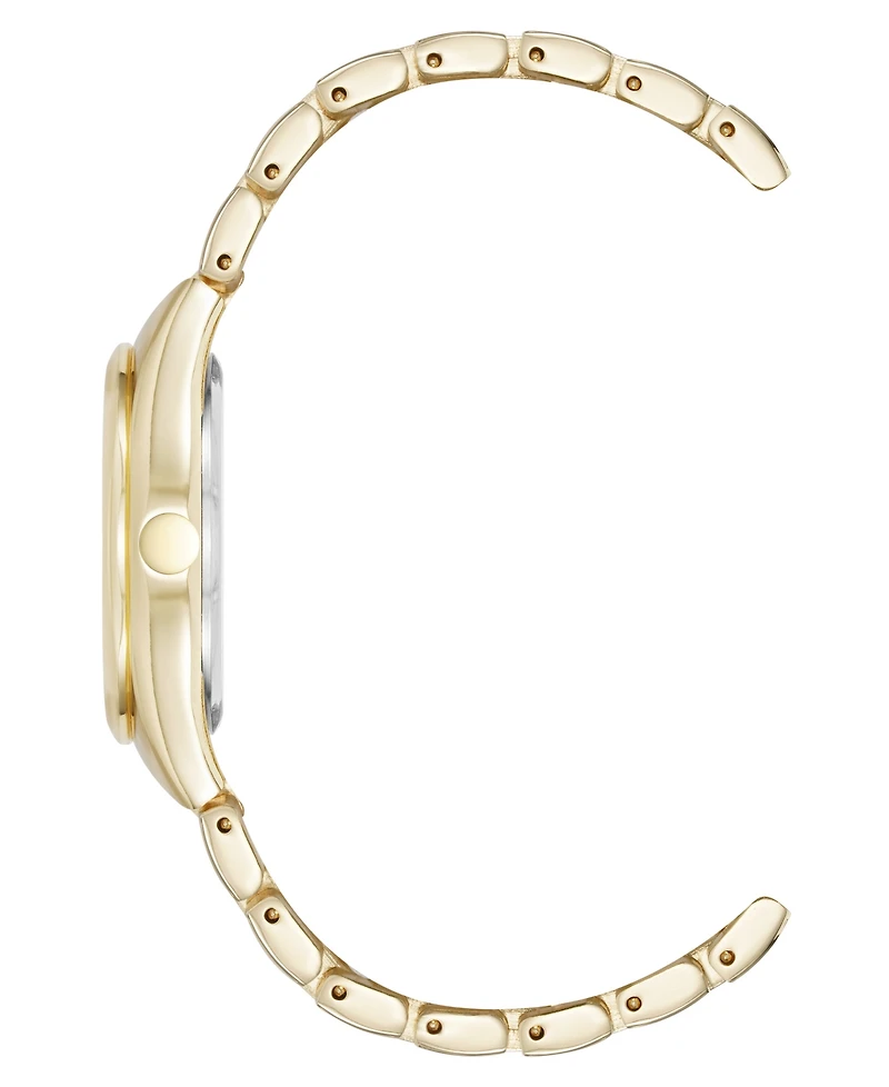 Anne Klein Women's Quartz Easy-to-Read Gold-Tone Metal Alloy Watch, 34mm