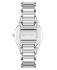 Anne Klein Women's Quartz Easy-to-Read Gray and Two-Tone Metal Alloy Watch, 34mm