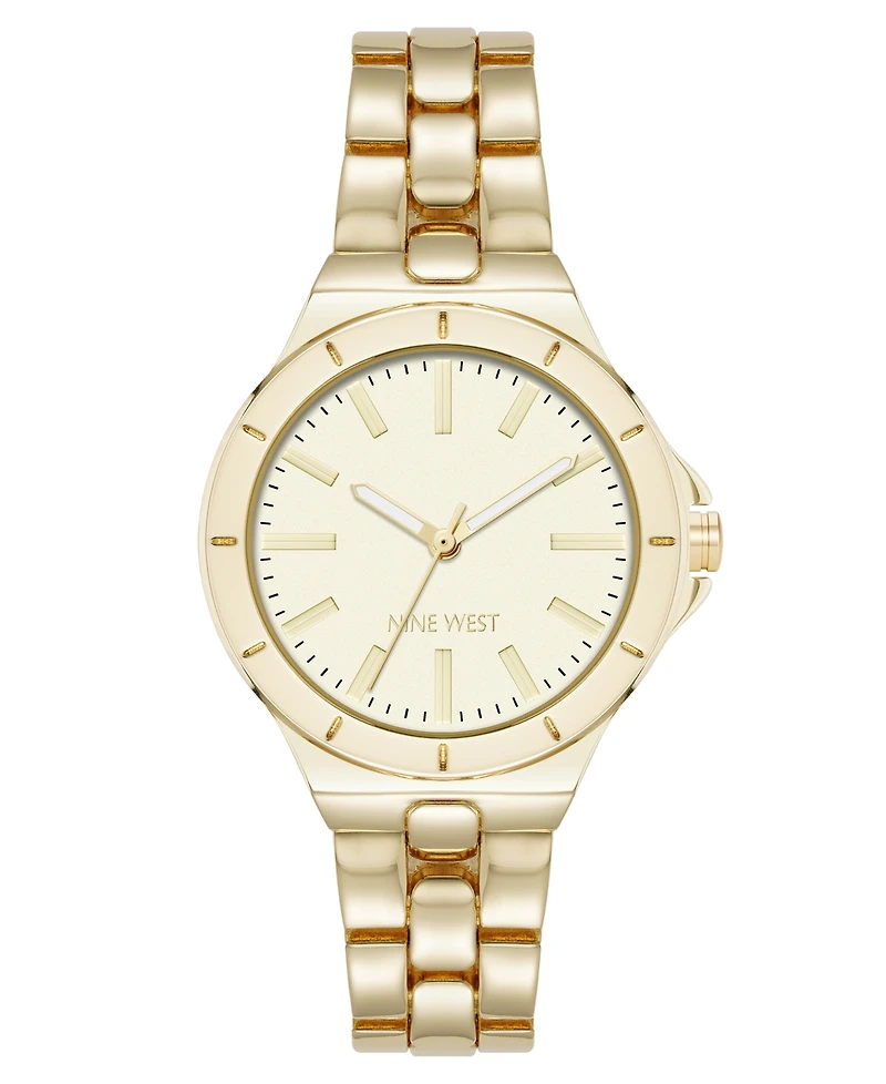 Anne Klein Women's Quartz Iconic Gold-Tone Metal Alloy Watch, 35mm