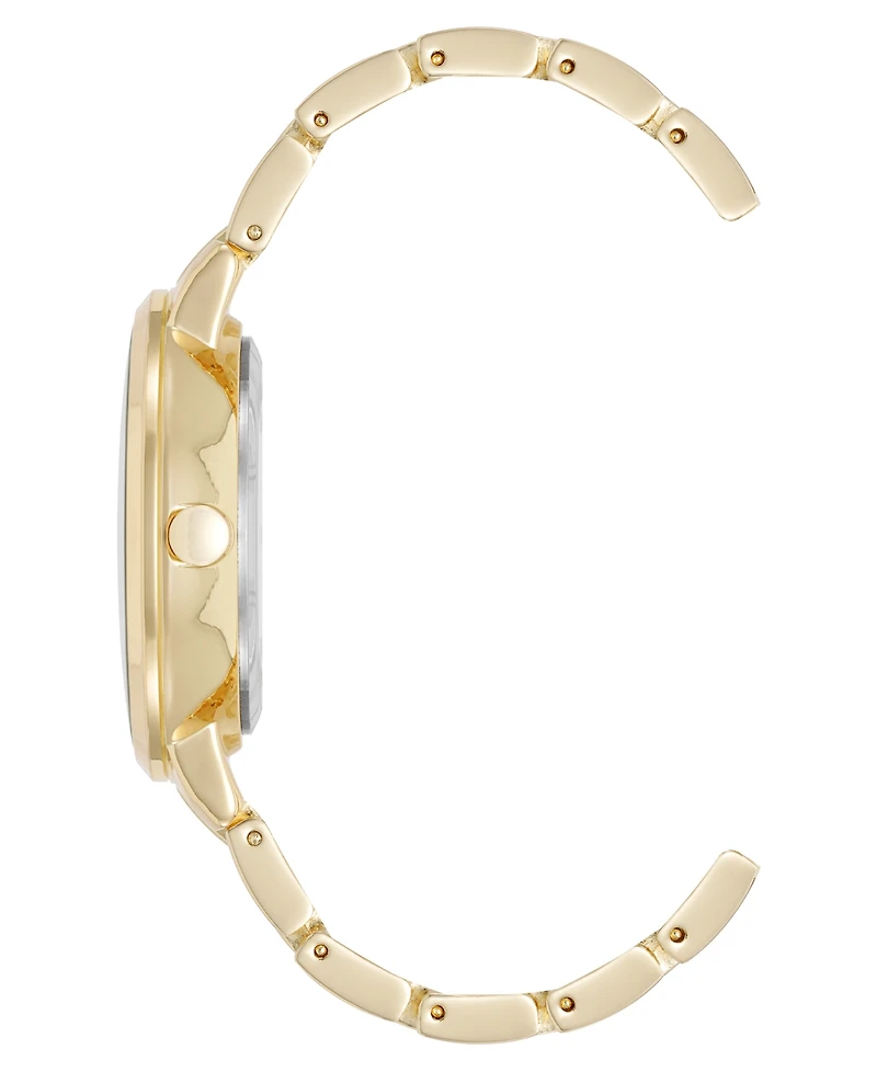 Anne Klein Women's Quartz Premium Gold-Tone Metal Alloy Watch, 35mm