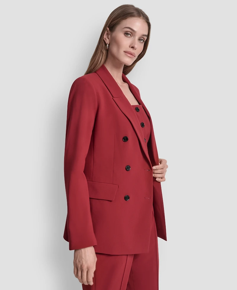 Dkny Women's Double-Breasted Six-Button Blazer