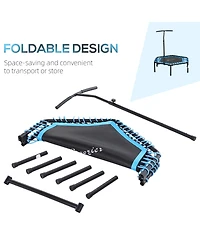 Soozier 48" Foldable Trampoline Outdoor Bungee Exercise Fitness Jumper