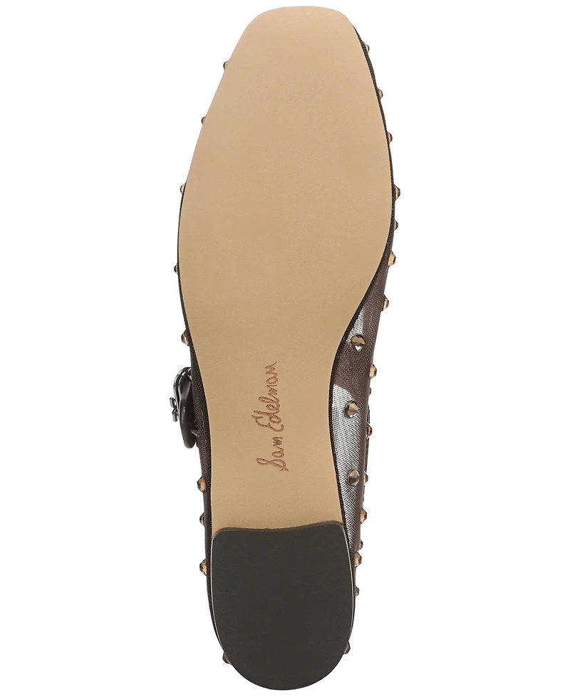 Sam Edelman Women's Michaela Shine Mary Jane Flats