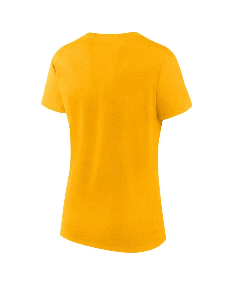 Fanatics Women's Gold Los Angeles Lakers T-Shirt