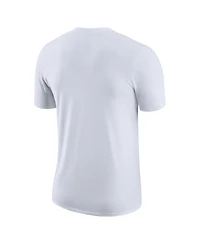 Jordan Men's White Brooklyn Nets Courtside Statement Edition Max90 T-Shirt