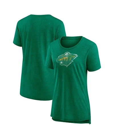 Fanatics Women's Heather Green Minnesota Wild Special Edition 2.0 Modern T-Shirt