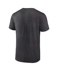 Fanatics Men's Heather Charcoal Montreal Canadiens Authentic Pro Core Secondary T-Shirt