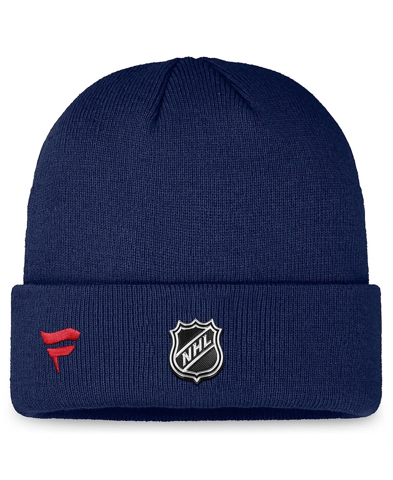 Fanatics Men's Navy Washington Capitals Authentic Pro Training Camp Cuffed Knit Hat