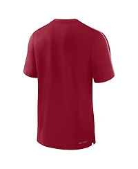 Jordan Men's Crimson Oklahoma Sooners 2024 Sideline Player Performance Tri-Blend T-Shirt