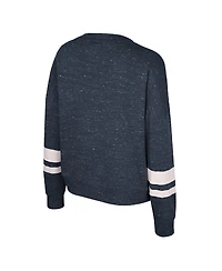 Colosseum Women's Navy Michigan Wolverines Lost City Speckle Pullover Sweatshirt