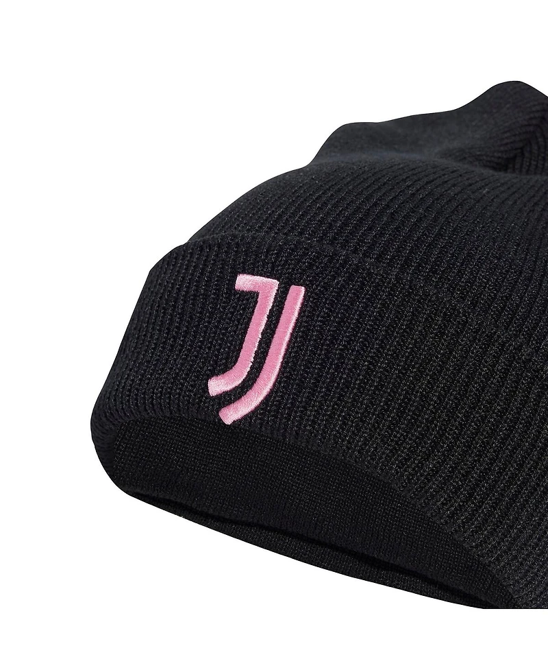Adidas Men's and Women's Black Juventus Cuffed Knit Hat