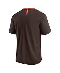 Fanatics Men's Brown Cleveland Browns Defender Fade Slant T-Shirt