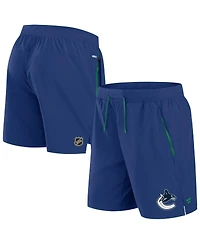 Fanatics Men's Blue Vancouver Canucks Authentic Pro Rink Performance Shorts