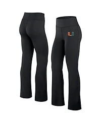 Fanatics Women's Black Miami Hurricanes Training Camp Maxed Out Flare Leggings
