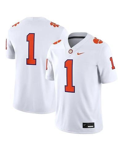 Nike Men's 1 White Clemson Tigers Game Jersey