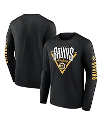 Fanatics Men's Black Boston Bruins Headline Long Sleeve T-Shirt