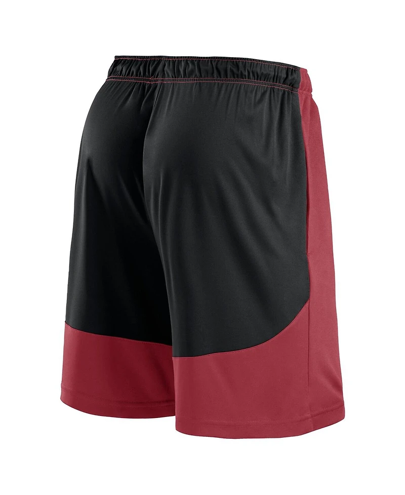 Fanatics Men's Cardinal/Black Arizona Cardinals Launch Shorts