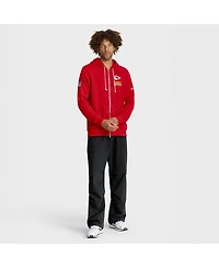 Nike Men's Red Kansas City Chiefs Sideline Utility Player Performance Full-Zip Hoodie