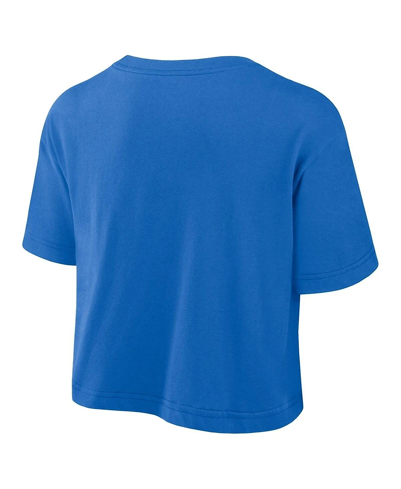 Jordan Women's Blue Ucla Bruins Athletic Prep Arch Cropped Performance T-Shirt