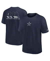 Nike Men's Navy Dallas Cowboys Dominate the Game Essential Max90 T-Shirt