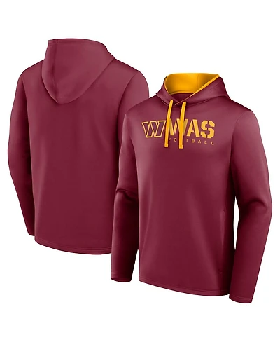 Logo Athletic Men's Burgundy Washington Commanders Head Start Pullover Hoodie