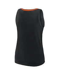 Logo Athletic Women's Black Baltimore Orioles Stellar Win V-Neck Tank Top