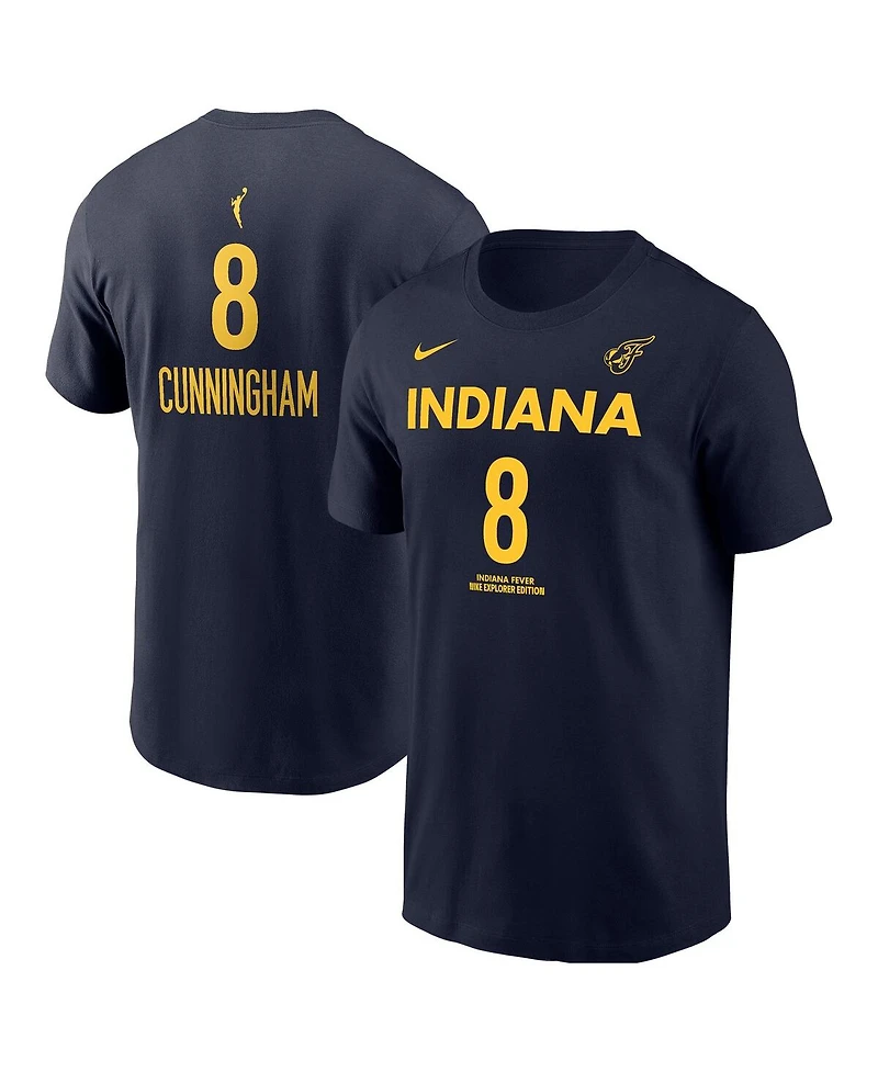 Nike Men's Sophie Cunningham Navy Indiana Fever Explorer Name Number T-Shirt