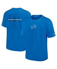 Nike Men's Blue Detroit Lions Dominate the Game Essential Max90 T-Shirt