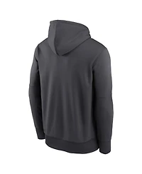 Nike Men's Anthracite Minnesota Vikings Toss Sweep Performance Pullover Hoodie
